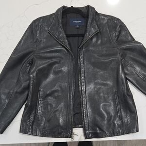Rare Burberry London Leather Jacket